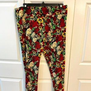 LulaRoe Tall and Curvy2 floral leggings, Plus Size